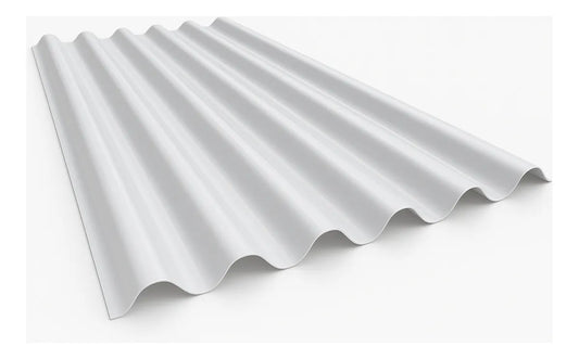 Chapa Polipropileno Blanca Sinusoidal 0,7mm