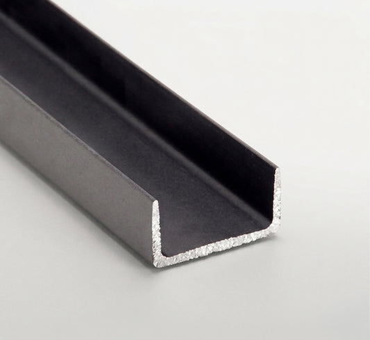 PERFIL U LC NEGRO 140X60 2.5MM - 12000 mm