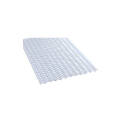 CHAPA POLICARBONATO BLANCO SINUSOIDAL 0.8MM