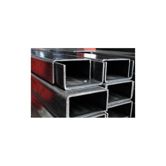 PERFIL U LC NEGRO 180X70 2.5MM - 6000 mm